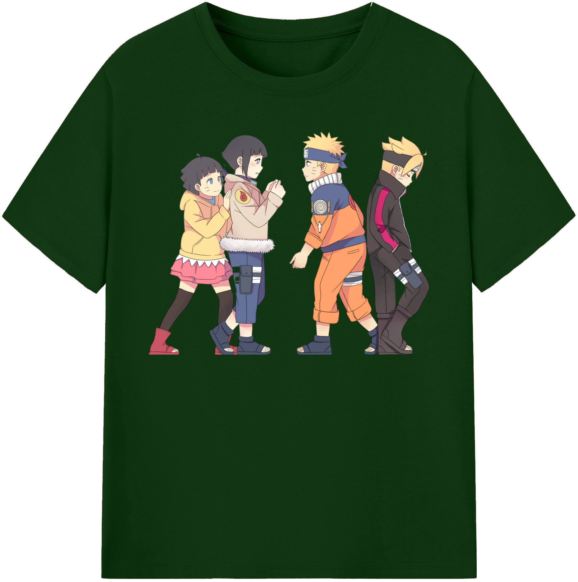 （画像用） NARUTO -ナルト- うずまき ナルト Uzumaki Naruto 綿100％半袖Tシャツ（フロントプリント）